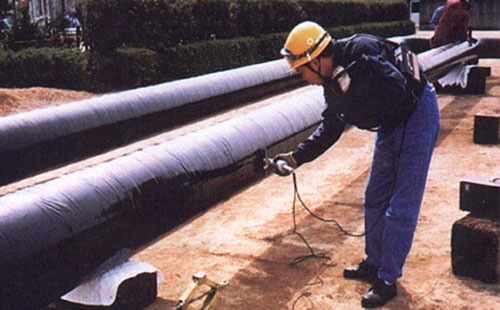 環(huán)氧煤瀝青防腐冷纏帶電火花檢測(cè)